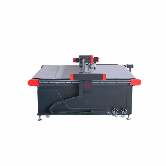 Digitale Schwammgummi-Schneidemaschine, oszillierendes Messer, hergestellt in China