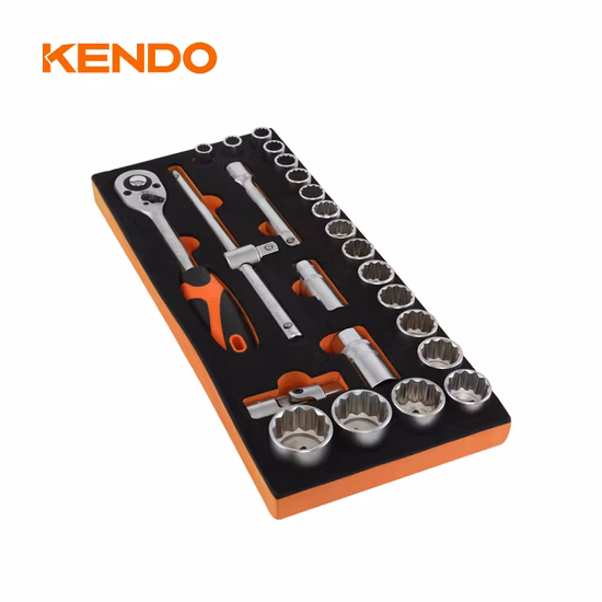 Kendo 144PC 6 Schubladen abnehmbarer Haushaltsschrank Handwerkzeug